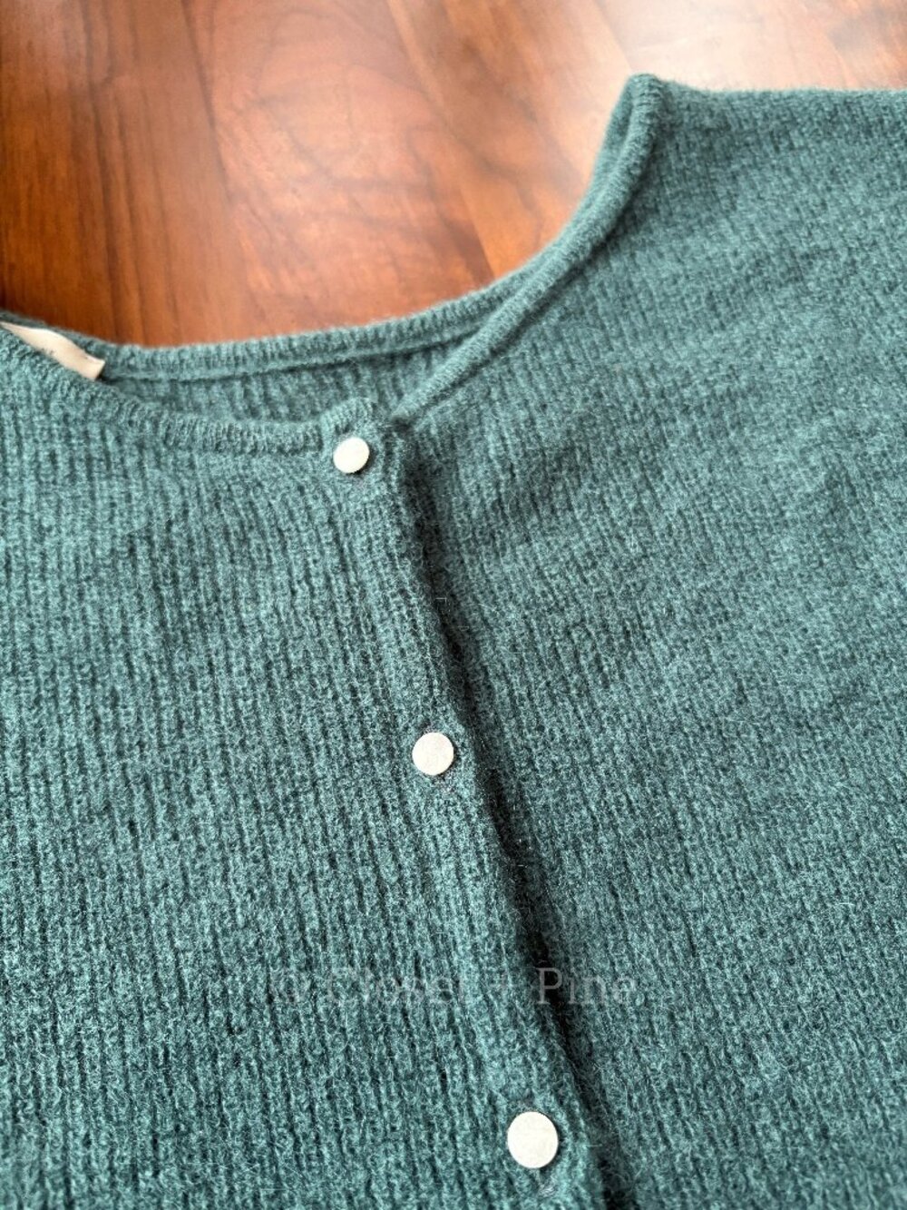 Sezane Gaspard Cardigan Sweater Sage Green Size Small Mohair Alpaca - Picture 6 of 17